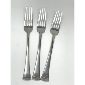 Lenox PORTOLA 18/10 Stainless Dinner Place Forks Set Of 3
